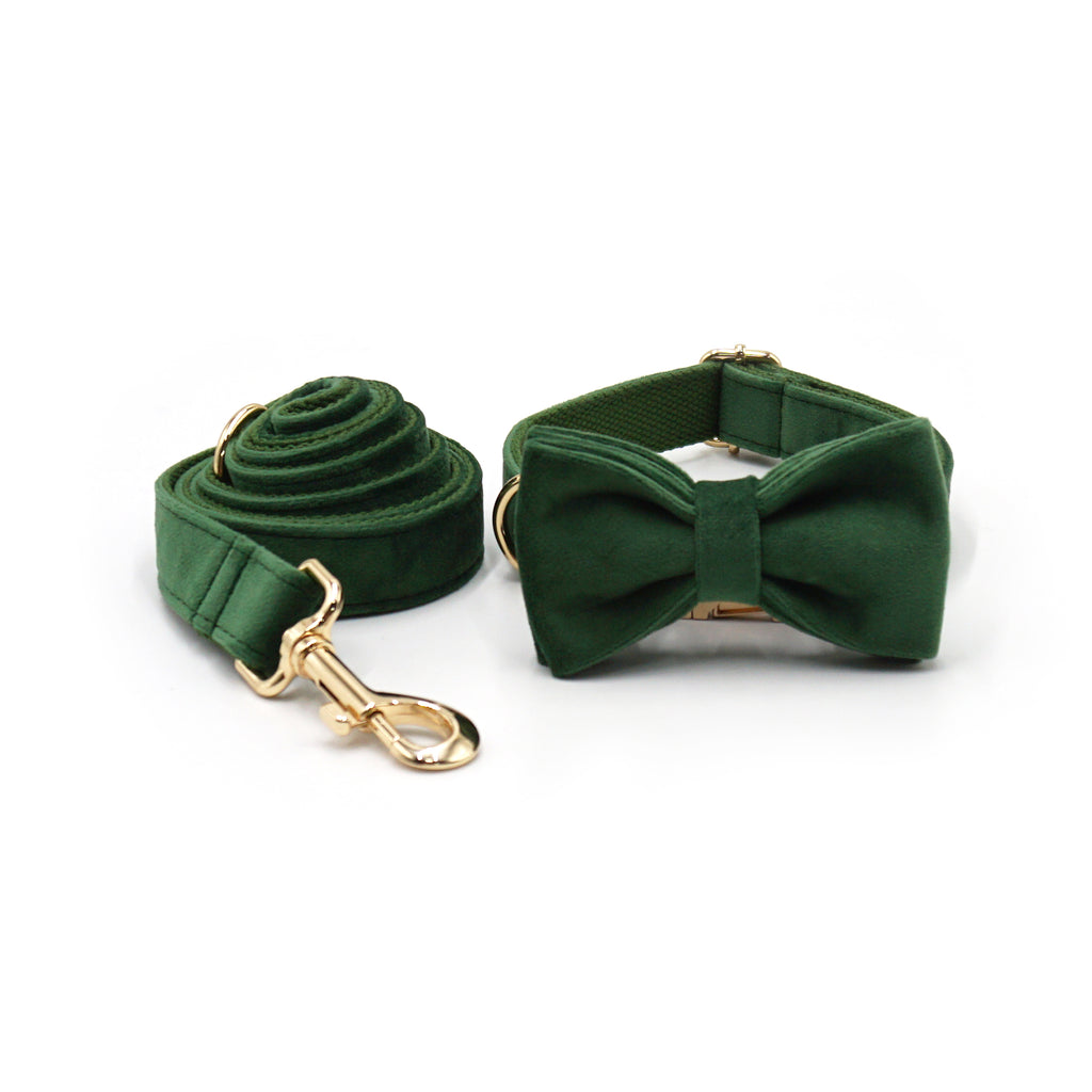 The ICON Velvet Set – Forest Green