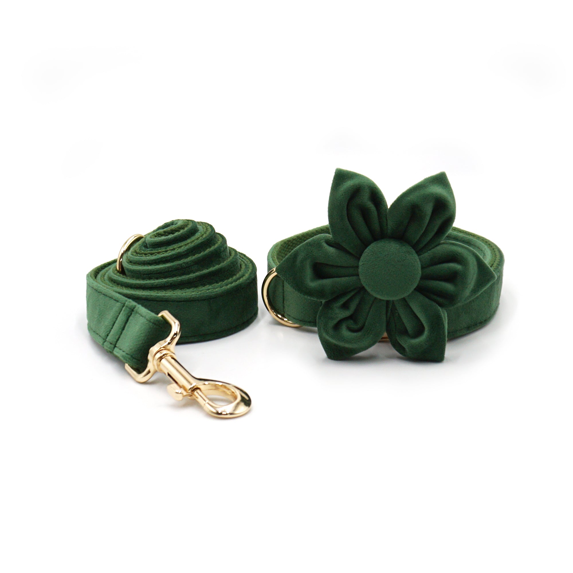 The ICON Velvet Set – Forest Green