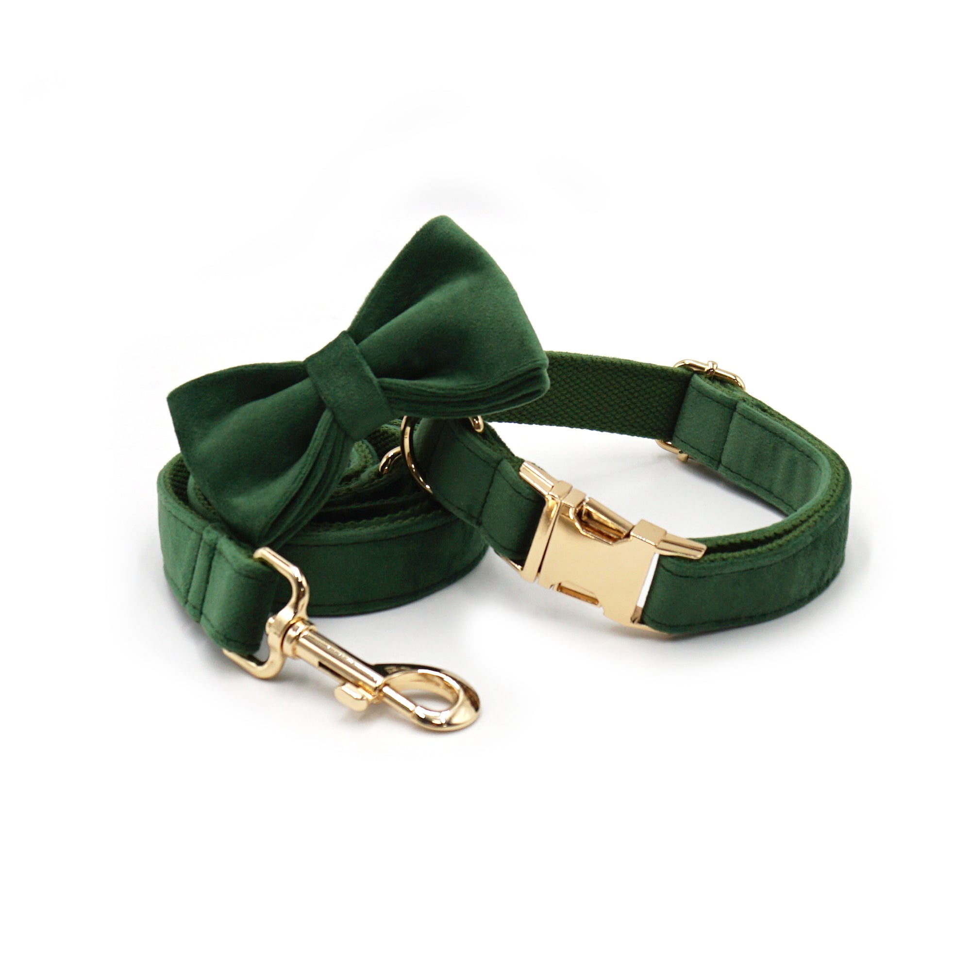 The ICON Velvet Set – Forest Green