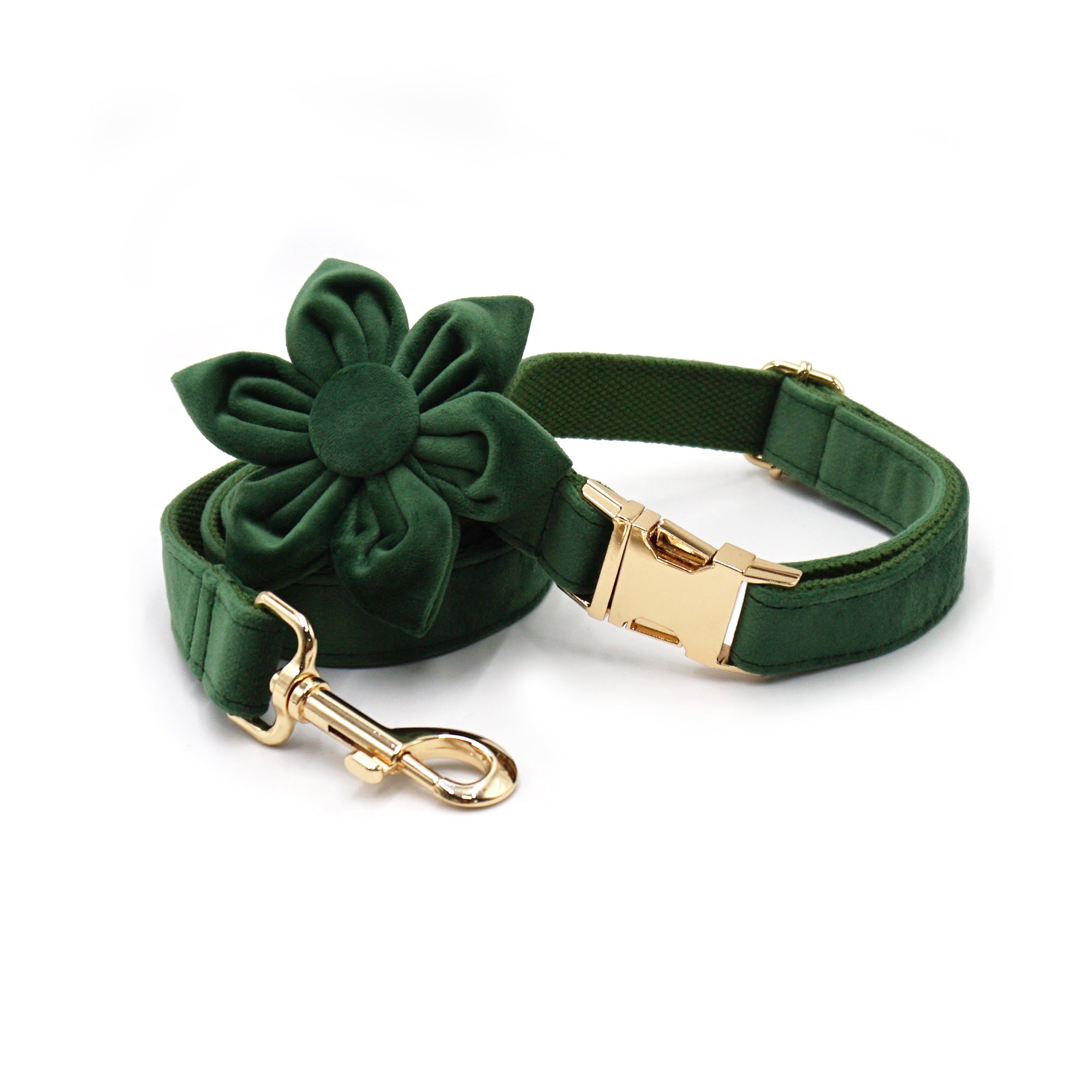 The ICON Velvet Set – Forest Green