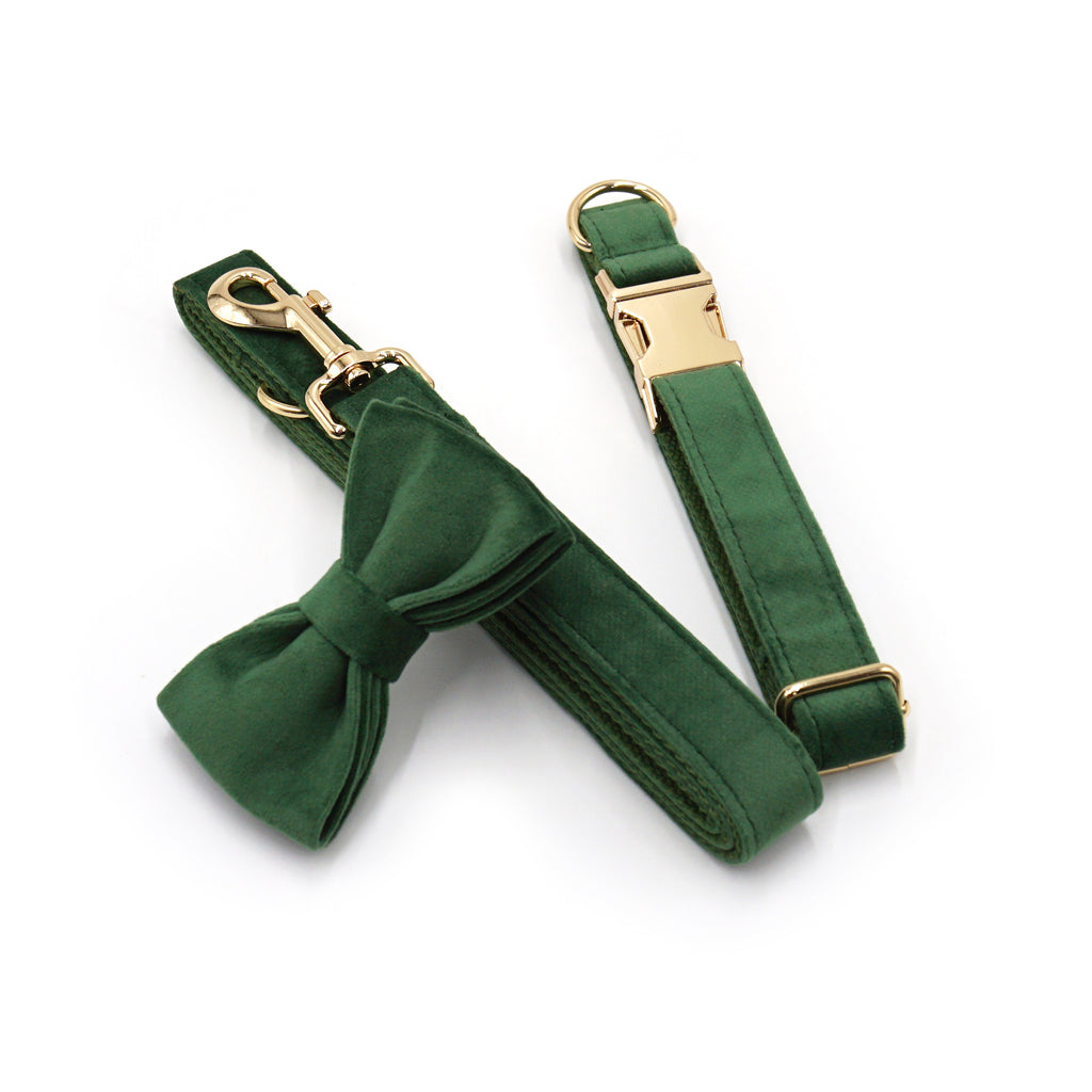 The ICON Velvet Set – Forest Green