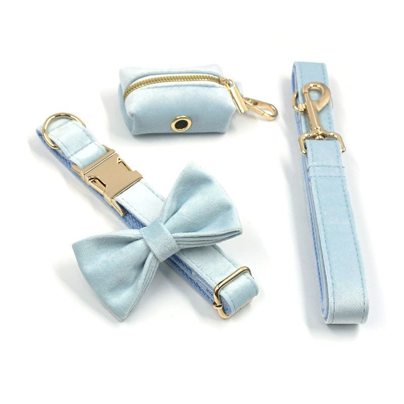 The ICON Velvet Set – Sky Blue