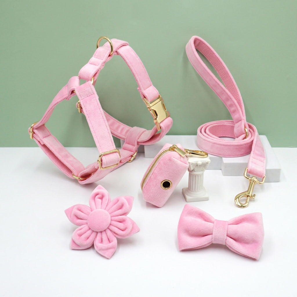 The ICON Velvet Set – Blush Pink