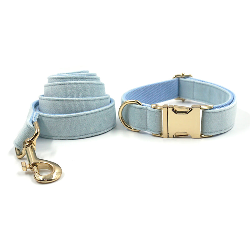 The ICON Velvet Set – Sky Blue