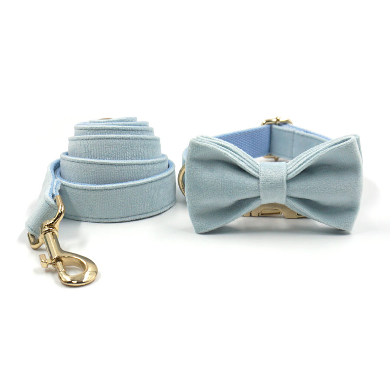 The ICON Velvet Set – Sky Blue