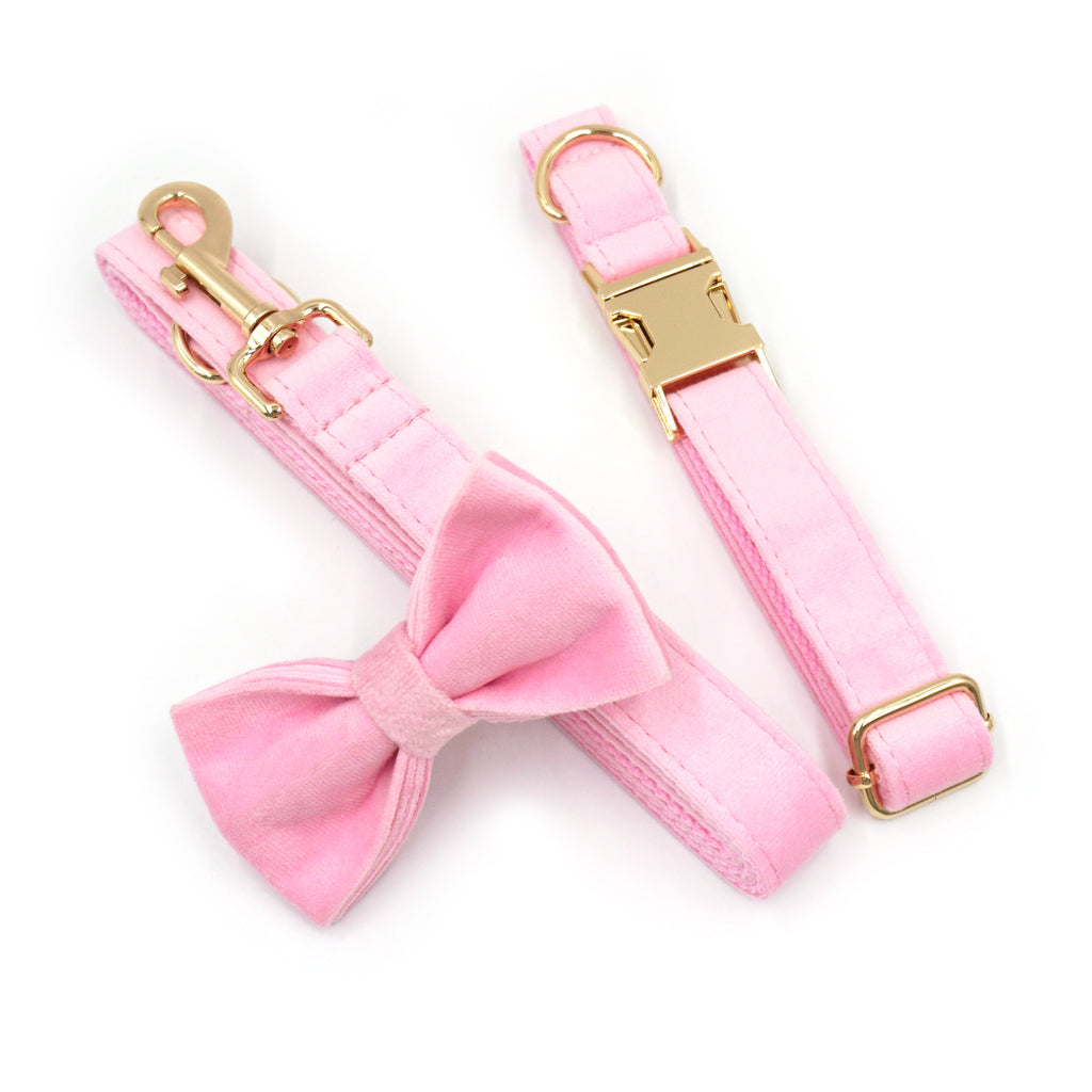 The ICON Velvet Set – Blush Pink