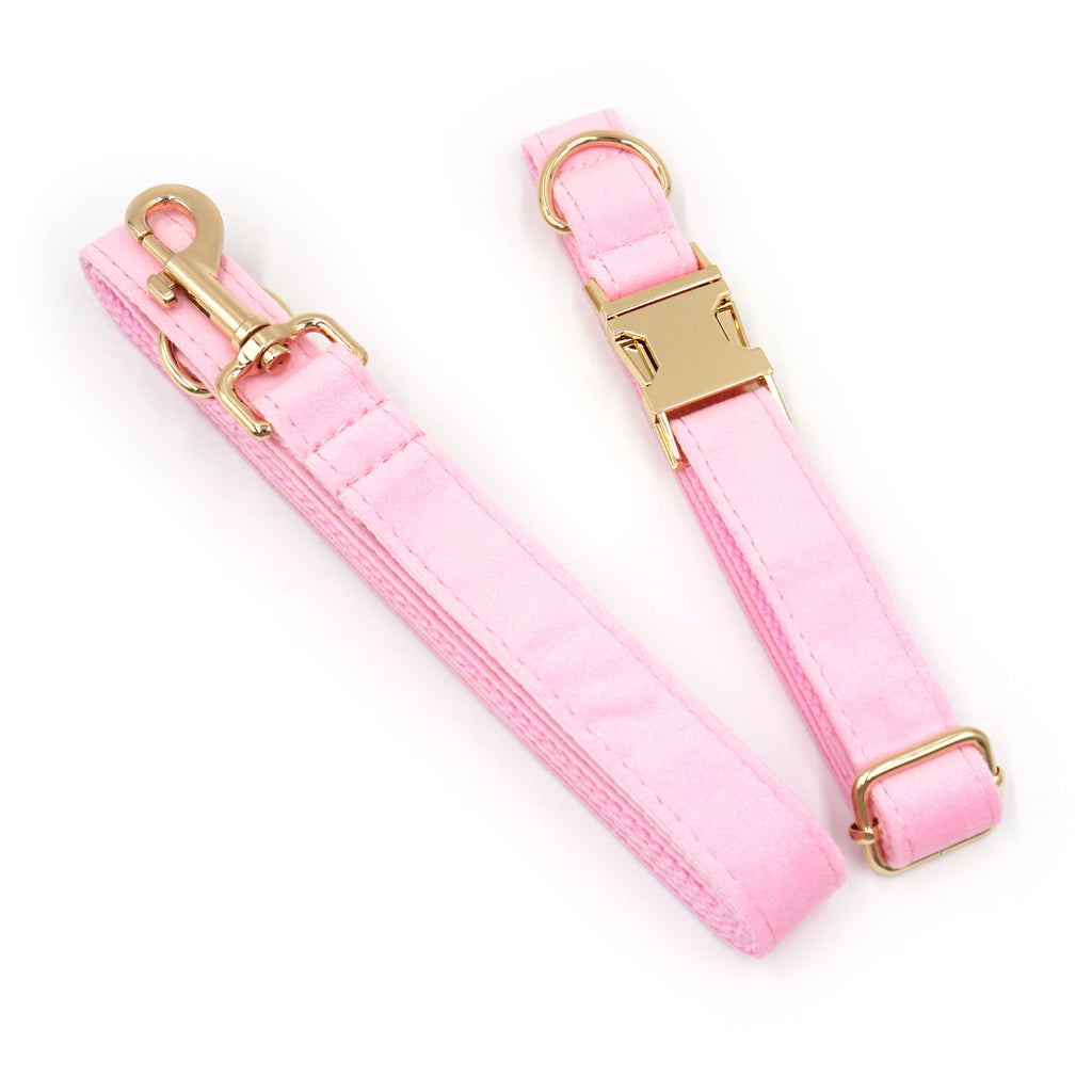 The ICON Velvet Set – Blush Pink