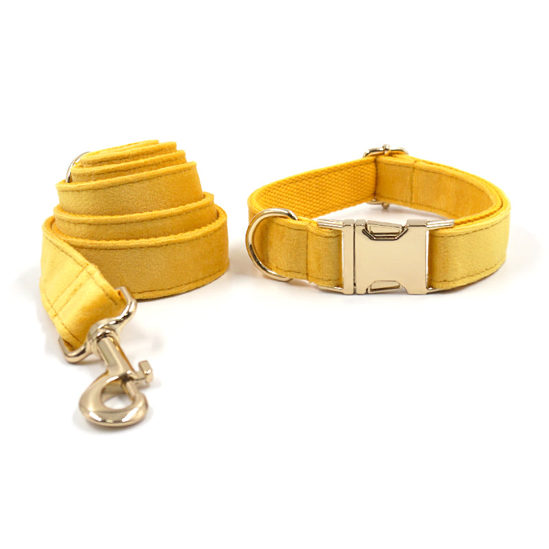 The ICON Velvet Set – Lemon Yellow