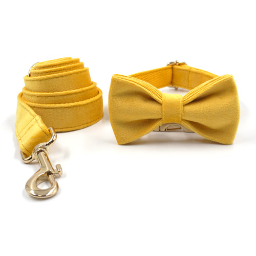 The ICON Velvet Set – Lemon Yellow