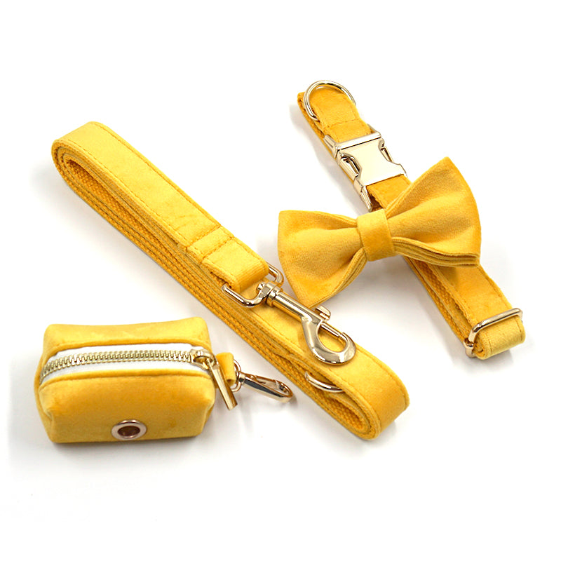 The ICON Velvet Set – Lemon Yellow