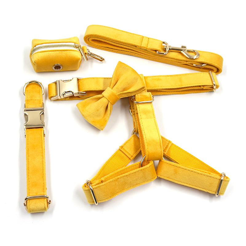 The ICON Velvet Set – Lemon Yellow